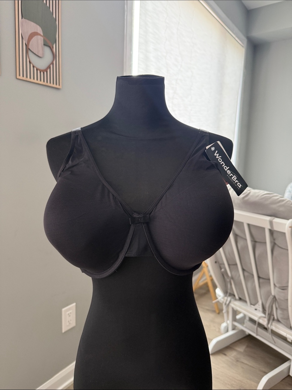 Wonderbra Black Seamless Full-Coverage Underwire Bra